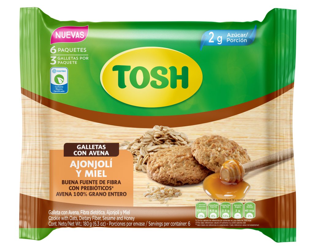 3D Avena miel ajonjoli Tosh X6