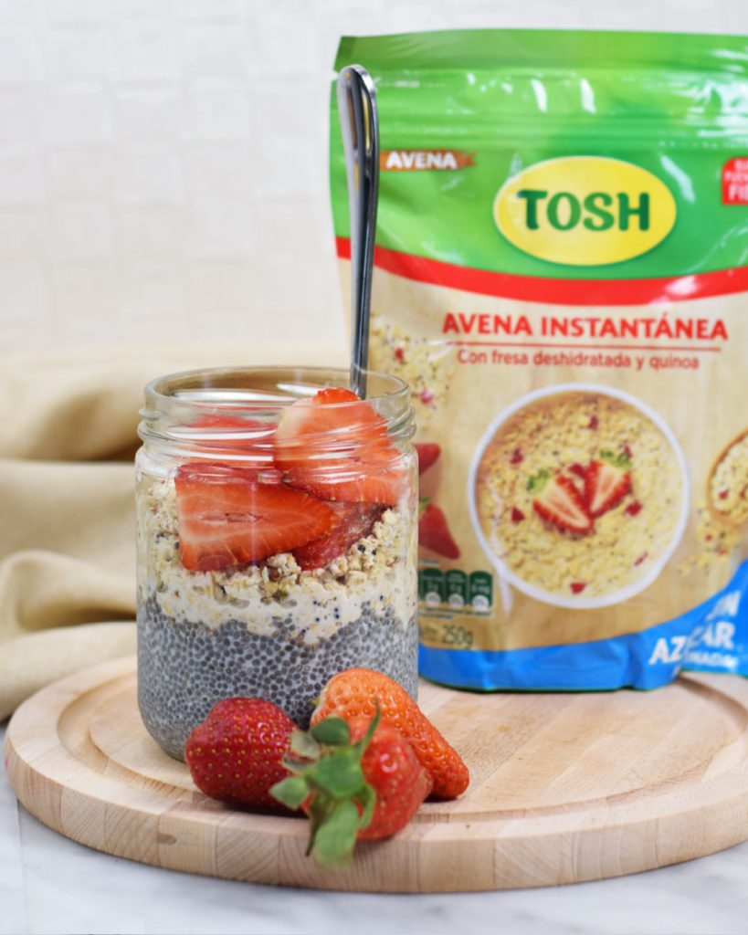 PUDIN DE CHIA Y AVENA INSTANTANEA TOSH