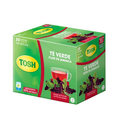 Infusión Té Verde Flor de Jamaica 1 te-verde-Flor-Jamaica